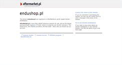 Desktop Screenshot of endushop.pl